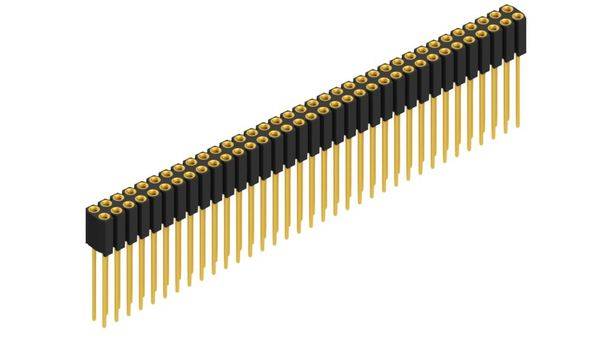 Fischer Elektronik Buchsenleiste (Präzision) Anzahl Reihen: 2 10025869 10St.