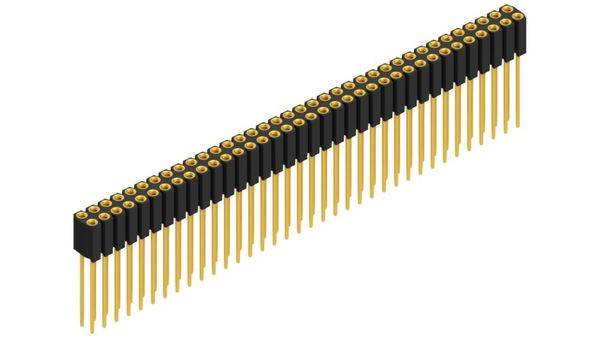 Fischer Elektronik Buchsenleiste (Präzision) Anzahl Reihen: 2 10025870 10St.