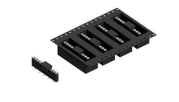 Fischer Elektronik Buchsenleiste (Präzision) Anzahl Reihen: 1 10077571 400St.