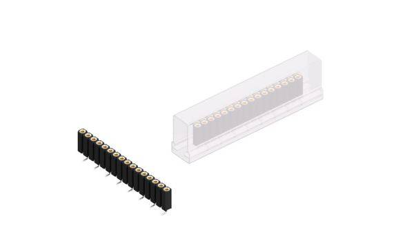 Fischer Elektronik Buchsenleiste (Präzision) Anzahl Reihen: 1 10025908 10St.