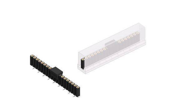 Fischer Elektronik Buchsenleiste (Präzision) Anzahl Reihen: 1 10025912 10St.