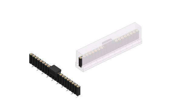 Fischer Elektronik Buchsenleiste (Präzision) Anzahl Reihen: 1 10025914 10St.