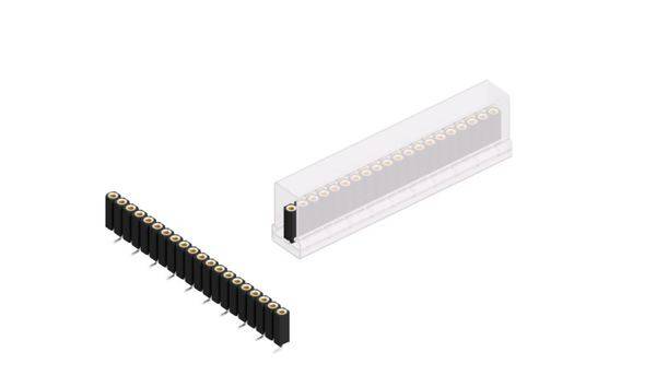 Fischer Elektronik Buchsenleiste (Präzision) Anzahl Reihen: 1 10025915 10St.