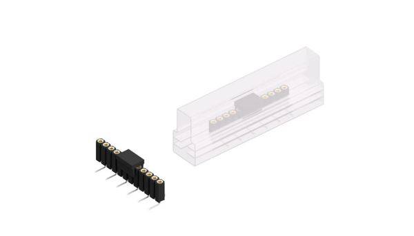 Fischer Elektronik Buchsenleiste (Präzision) Anzahl Reihen: 1 10025940 10St.