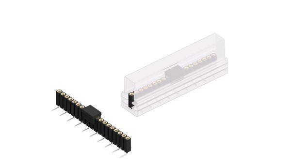 Fischer Elektronik Buchsenleiste (Präzision) Anzahl Reihen: 1 10025954 10St.