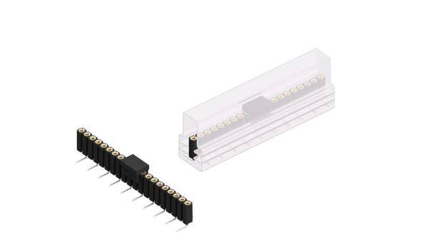 Fischer Elektronik Buchsenleiste (Präzision) Anzahl Reihen: 1 10025956 10St.