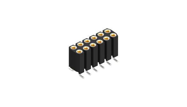 Fischer Elektronik Buchsenleiste (Präzision) Anzahl Reihen: 2 10025983 10St.