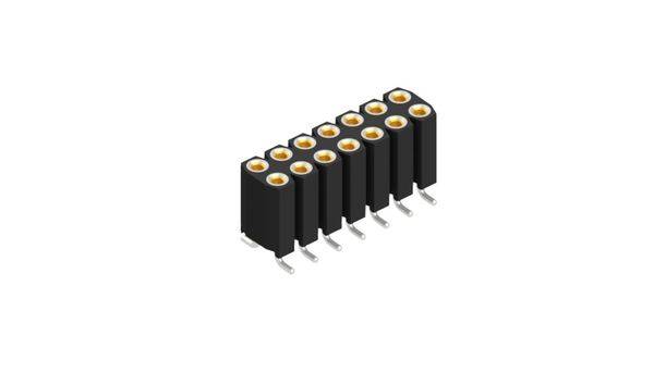 Fischer Elektronik Buchsenleiste (Präzision) Anzahl Reihen: 2 10025990 10St.