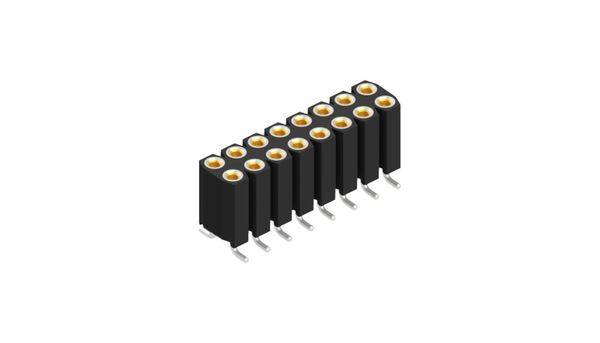 Fischer Elektronik Buchsenleiste (Präzision) Anzahl Reihen: 2 10025997 10St.