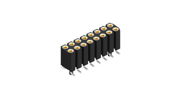 Fischer Elektronik Buchsenleiste (Präzision) Anzahl Reihen: 2 10026000 10St.