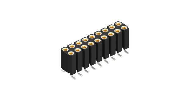 Fischer Elektronik Buchsenleiste (Präzision) Anzahl Reihen: 2 10026005 10St.