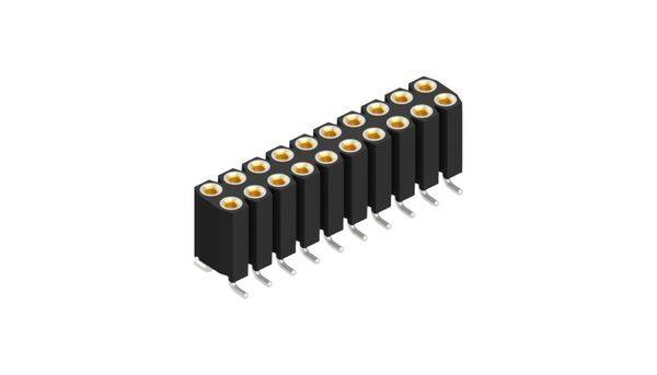 Fischer Elektronik Buchsenleiste (Präzision) Anzahl Reihen: 2 10026011 10St.