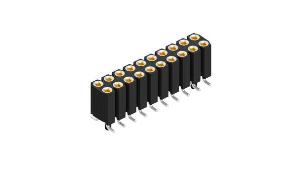 Fischer Elektronik Buchsenleiste (Präzision) Anzahl Reihen: 2 10026014 10St.
