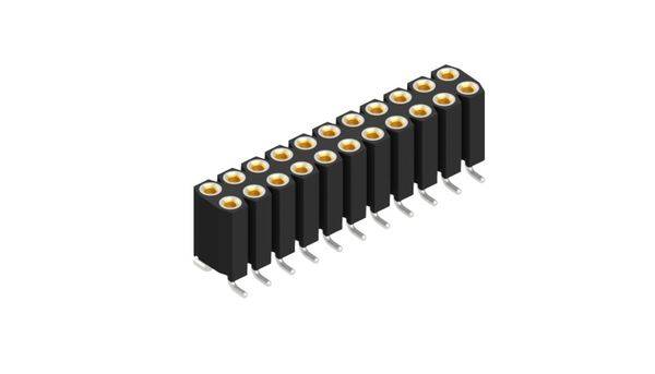 Fischer Elektronik Buchsenleiste (Präzision) Anzahl Reihen: 2 10026018 10St.