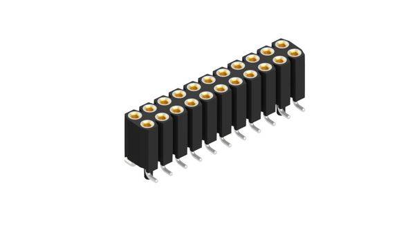 Fischer Elektronik Buchsenleiste (Präzision) Anzahl Reihen: 2 10026021 10St.