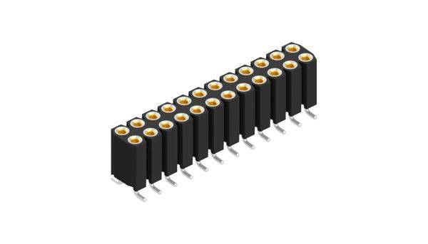 Fischer Elektronik Buchsenleiste (Präzision) Anzahl Reihen: 2 10026025 10St.