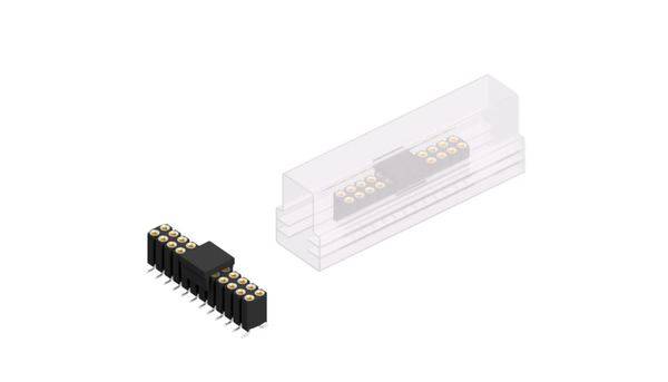 Fischer Elektronik Buchsenleiste (Präzision) Anzahl Reihen: 2 10026026 10St.