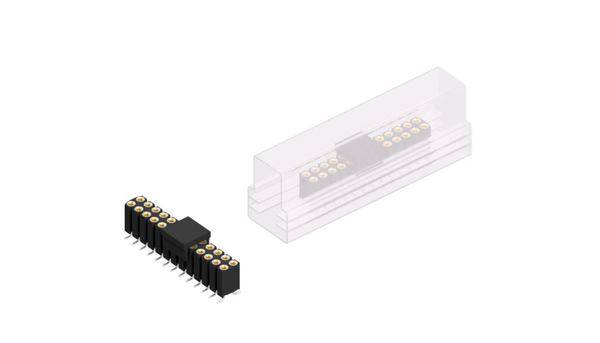 Fischer Elektronik Buchsenleiste (Präzision) Anzahl Reihen: 2 10026032 10St.
