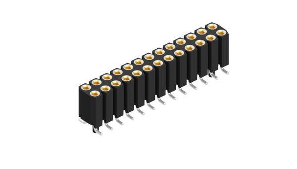 Fischer Elektronik Buchsenleiste (Präzision) Anzahl Reihen: 2 10026033 10St.