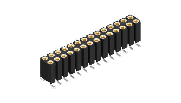 Fischer Elektronik Buchsenleiste (Präzision) Anzahl Reihen: 2 10026037 10St.