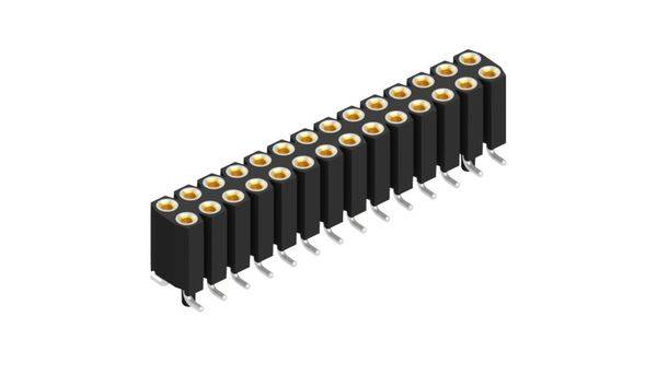Fischer Elektronik Buchsenleiste (Präzision) Anzahl Reihen: 2 10026039 10St.