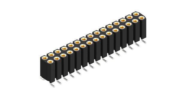 Fischer Elektronik Buchsenleiste (Präzision) Anzahl Reihen: 2 10026043 10St.