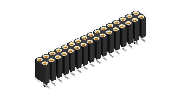 Fischer Elektronik Buchsenleiste (Präzision) Anzahl Reihen: 2 10026053 10St.