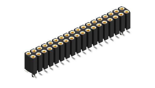 Fischer Elektronik Buchsenleiste (Präzision) Anzahl Reihen: 2 10026065 10St.