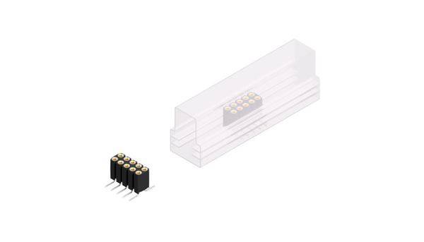 Fischer Elektronik Buchsenleiste (Präzision) Anzahl Reihen: 2 10026094 10St.