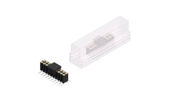 Fischer Elektronik Buchsenleiste (Präzision) Anzahl Reihen: 2 10026113 10St.