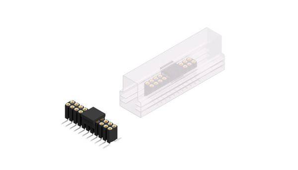Fischer Elektronik Buchsenleiste (Präzision) Anzahl Reihen: 2 BL16SMD11322BSM 10St.