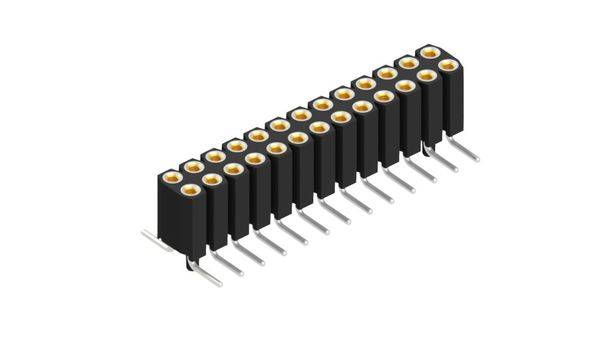 Fischer Elektronik Buchsenleiste (Präzision) Anzahl Reihen: 2 10026125 10St.