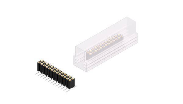 Fischer Elektronik Buchsenleiste (Präzision) Anzahl Reihen: 2 BL16SMD11326SM 10St.