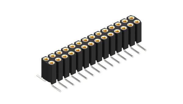 Fischer Elektronik Buchsenleiste (Präzision) Anzahl Reihen: 2 10026126 10St.