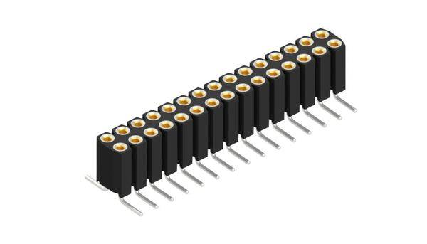 Fischer Elektronik Buchsenleiste (Präzision) Anzahl Reihen: 2 10026132 10St.