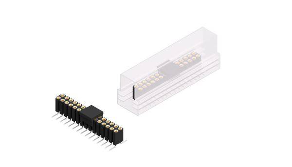 Fischer Elektronik Buchsenleiste (Präzision) Anzahl Reihen: 2 10026133 10St.
