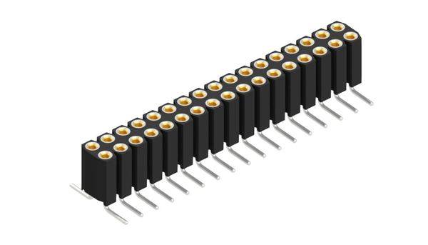 Fischer Elektronik Buchsenleiste (Präzision) Anzahl Reihen: 2 10026144 10St.