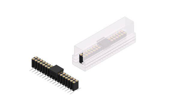 Fischer Elektronik Buchsenleiste (Präzision) Anzahl Reihen: 2 10026145 10St.