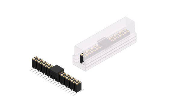 Fischer Elektronik Buchsenleiste (Präzision) Anzahl Reihen: 2 BL16SMD11336BSM 10St.