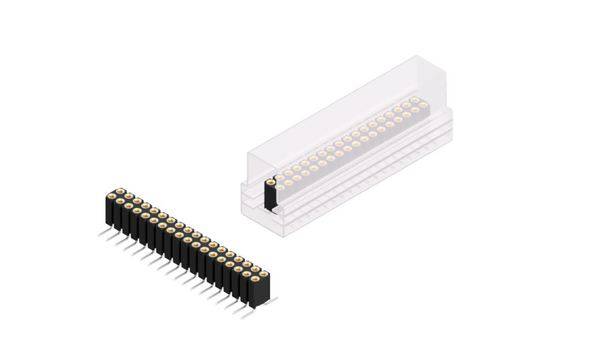 Fischer Elektronik Buchsenleiste (Präzision) Anzahl Reihen: 2 BL16SMD11336SM 10St.