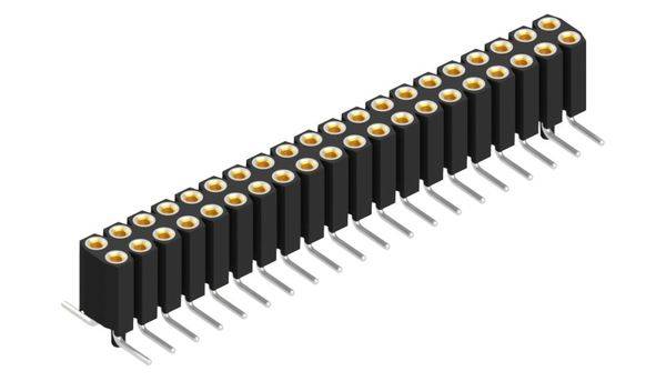 Fischer Elektronik Buchsenleiste (Präzision) Anzahl Reihen: 2 10026152 10St.