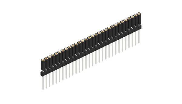 Fischer Elektronik Buchsenleiste (Präzision) Anzahl Reihen: 1 10026245 10St.