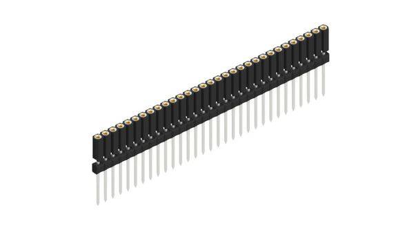 Fischer Elektronik Buchsenleiste (Präzision) Anzahl Reihen: 1 10026246 10St.