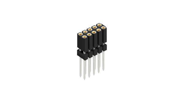 Fischer Elektronik Buchsenleiste (Präzision) Anzahl Reihen: 2 10026257 10St.