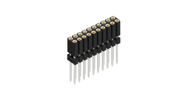 Fischer Elektronik Buchsenleiste (Präzision) Anzahl Reihen: 2 10026262 10St.