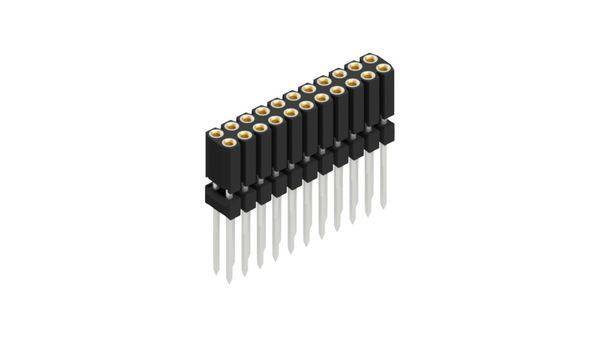 Fischer Elektronik Buchsenleiste (Präzision) Anzahl Reihen: 2 10026263 10St.