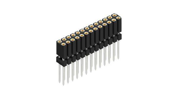 Fischer Elektronik Buchsenleiste (Präzision) Anzahl Reihen: 2 10026265 10St.