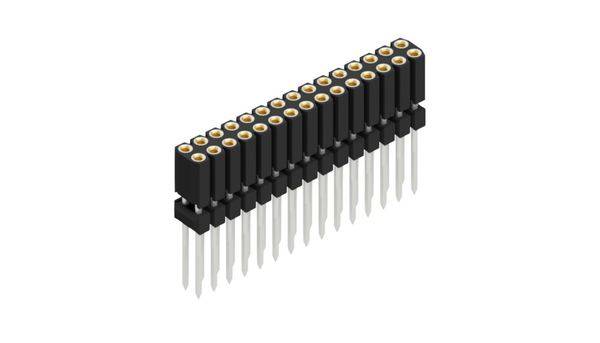 Fischer Elektronik Buchsenleiste (Präzision) Anzahl Reihen: 2 10026267 10St.