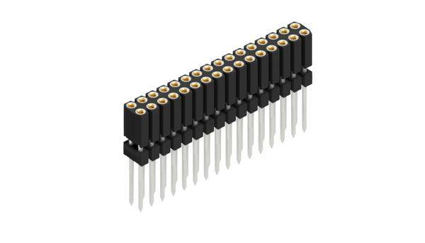 Fischer Elektronik Buchsenleiste (Präzision) Anzahl Reihen: 2 10026268 10St.