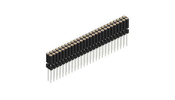 Fischer Elektronik Buchsenleiste (Präzision) Anzahl Reihen: 2 10026278 10St.